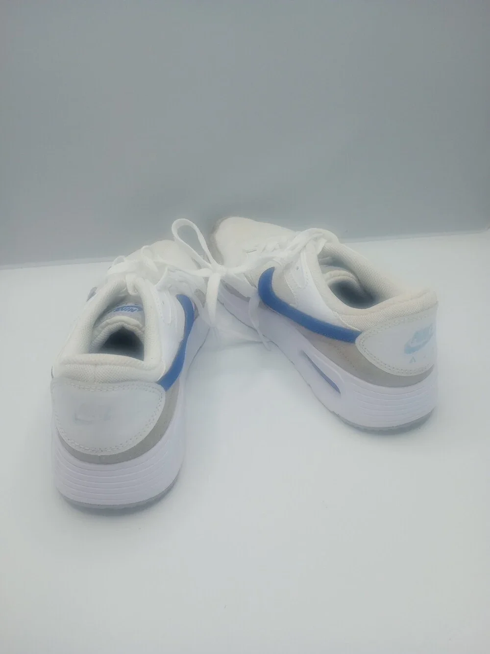 Nike Air Max SC CW4555-101 White /Game Royal-Wolf Grey Blue Men's Shoes Size 8.5